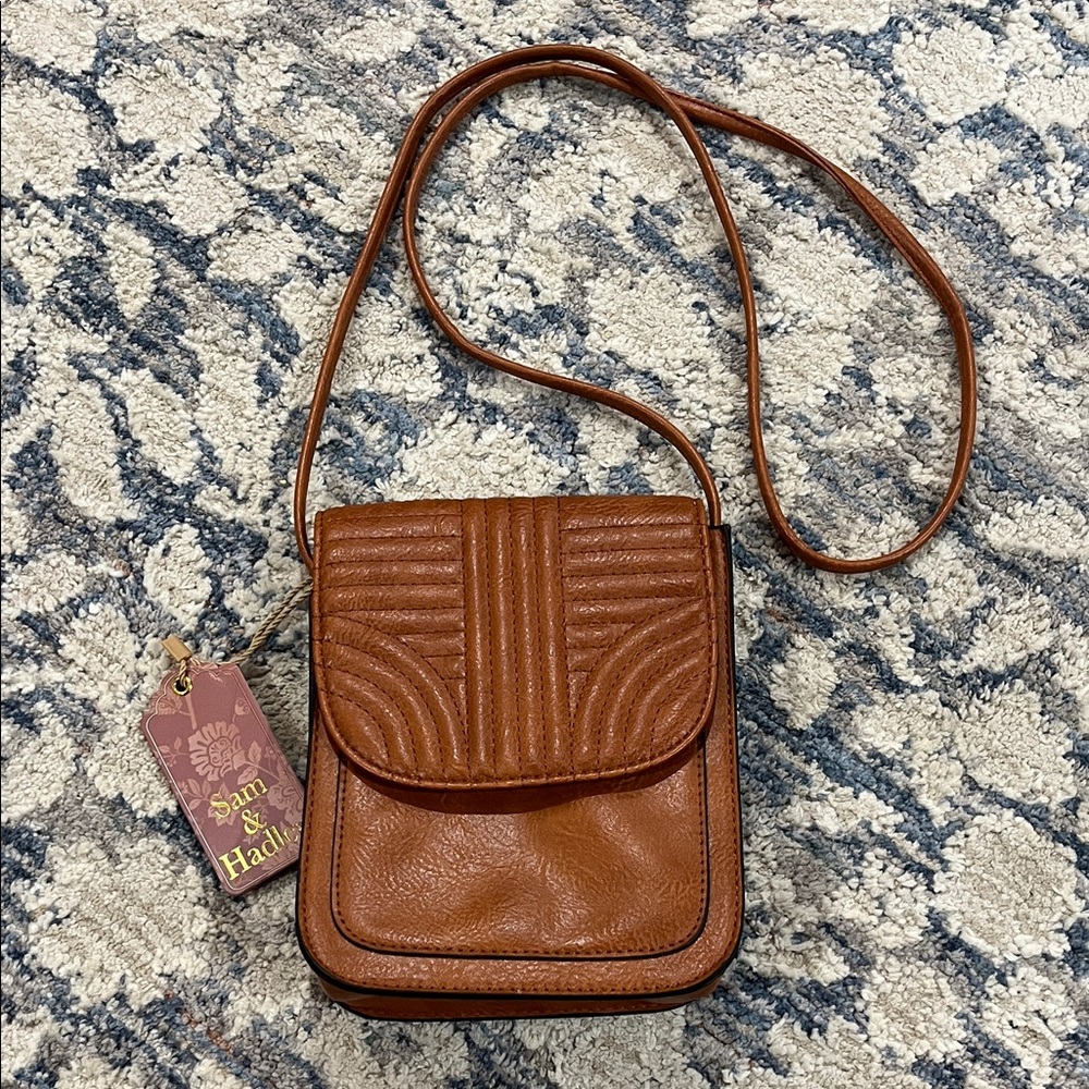 Sam & Hadley Brown Crossbody Bag